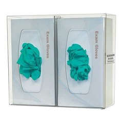 Bowman Dispensers Gl020-0111 Glove Dispenser, Petg, Holds (2) Boxes , Clear