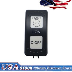 02250201-866 Rocker Switch ON/OFF/START for 185‑600 Air Compressor