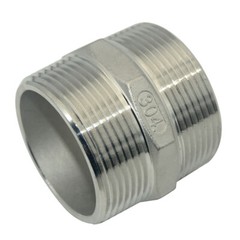 2-1/2″ in Male to Male Pipe Fitting Hex Nipple NPT Stainless Steel 304 connector