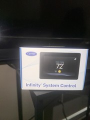 Carrier Infinity System Control Wi-Fi Touchscreen Programmable Thermostat Alexa