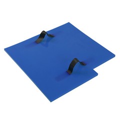 4Pcs Concrete Stone Texture Stamp Mats, PU, 24 × 24 In