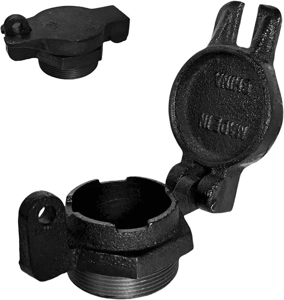 2 Inch Flip Top Vented Locking Fill Cap,Diesel Fuel Tank Cap Use for Diesel Tran