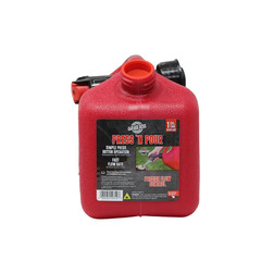 Garage Boss Press N Pour Gas Can 1 Gal Fuel Container Spill Proof EPA Compliant