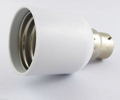 B22 to E40 Socket Base LED Halogen CFL Light Bulb Lamp Adapter Converter Holder