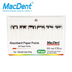MacDent Dental Gutta Percha Points Absorbent Paper Points Endodontic Root Canal