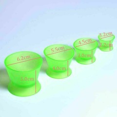 4 Pc/Set Dental Flexible Silicone Dappen Dish Mixing Cup No-Stick Bowl 7/20/40ml