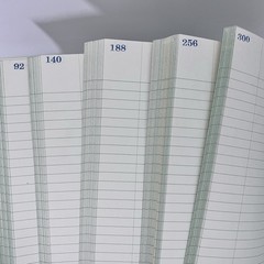 Vintage National Blank Book Company Record Account Ledger Book 300 Pages