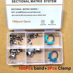 Dental Matrix Bands Ring Sectional Matrice Clamp Fit Palodent V3 Garrison