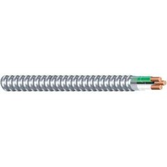 Armorlite Wire 10/2 BLACK/WHITE Solid MC Copper Metal Clad Cable BY THE FOOT