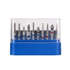 5 Kits AZDENT Dental Diamond Burs FG-112 Crown Preparation Anterior teeth kit