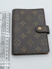 LOUIS VUITTON Monogram Agenda PM Notebook Cover R20005 Authentic 14.2cm x 10.2cm