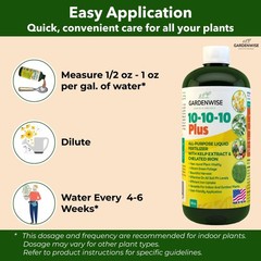 10-10-10 All Purpose Plant Food – Liquid Fertilizer with Seaweed Kelp & Iron …