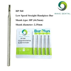 US Wave Dental Carbide Straight Fissure Surgical HP Burs For Low Speed Straight