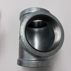 STZ Industries 3 in FIP X 3 in FIP Galvanized Malleable Iron Tee 351T-3