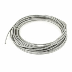 Vinyl Coated Wire Rope Cable 3/32 – 1/8, 7×7: 50,100, 250, 500 and 1000 Ft