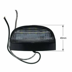 3″x1.6″ Surface-Mount 4 LED Trailer License Plate Lights Black 10V-30V DOT/SAE