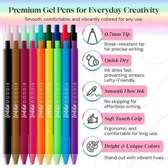 Scented Retractable Gel Pens – Fine Point (1.0 mm), Assorted Fruity Yoobi
