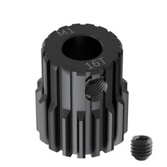 M1 Pinion Motor Gear 16T 3/16 inch5mm Shaft Hole, 1045 Hardened Carbon Steel …
