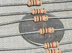 10 NEW 1K CARBON FILM CF 1 KILO OHM 1/4 W .25 W WATT 5% RESISTOR CFR-25JB-1K0
