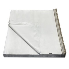 UOFFICE 250 Poly Mailers Bags 24×24″ – #8 Pouches Envelopes White Self-Sealing
