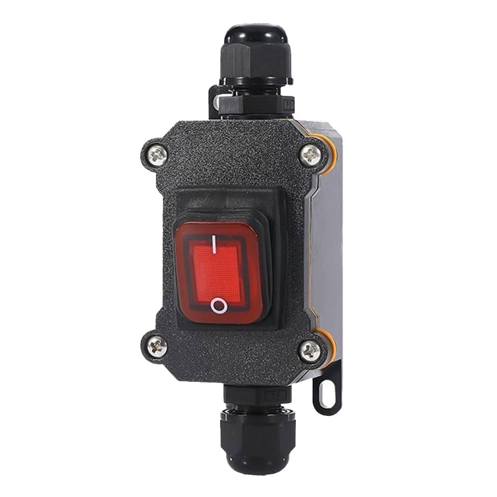 Waterproof Inline Cord Switch,DPST AC 20A-125V,16A-250V On Off Toggle 1/2/3/4PCS