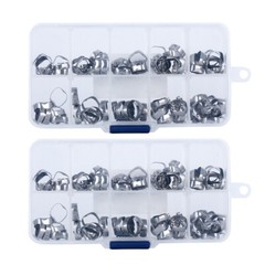 20 Sets Dental Orthodontic Band 1st Molar Roth 0.022 Buccal Tube U/1 L/1 35#-39+