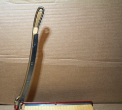 Vintage Ingento No. 4 Paper Cutter Guillotine Trimmer Wood Cast Iron 12 X 12”