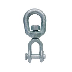 Galvanized JAW EYE Swivel Marine Mooring 1/4″, 5/16″, 3/8″, 1/2″, 5/8″, 3/4″, 1″
