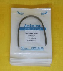 100Pcs Dental Orthodontic Stainless Steel Arch Wires Round Natural Form 10Packs