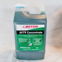 Betco AF79 Concentrate Acid Free Cleaner Disinfectant & FastDraw 5 Clear Image