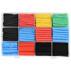 Heat Shrink Tubing Assortment Kit Electrical Wire Wrap Sleeve 2:1 Shrink
