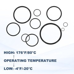 50Pcs AS-026 Nitrile O-rings 90 Durometer 1-1/4″ ID 1-3/8″ OD 1/16″ Width