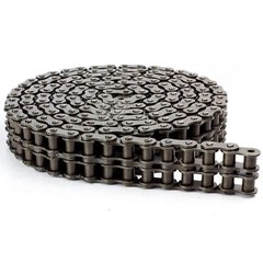 Jeremywell #50-2 Double Strand Duplex Roller Chain 10 Ft with 1 Connecting Link