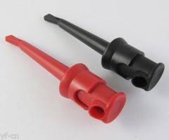 500pcs High Quality Nylon PA Copper Flexible Large Test Hook Clip Probes PCB SMD