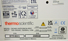 NEW Thermo Fisher Dionex Integrion RFIC 22153-60313 with Gradient Isocratic Pump