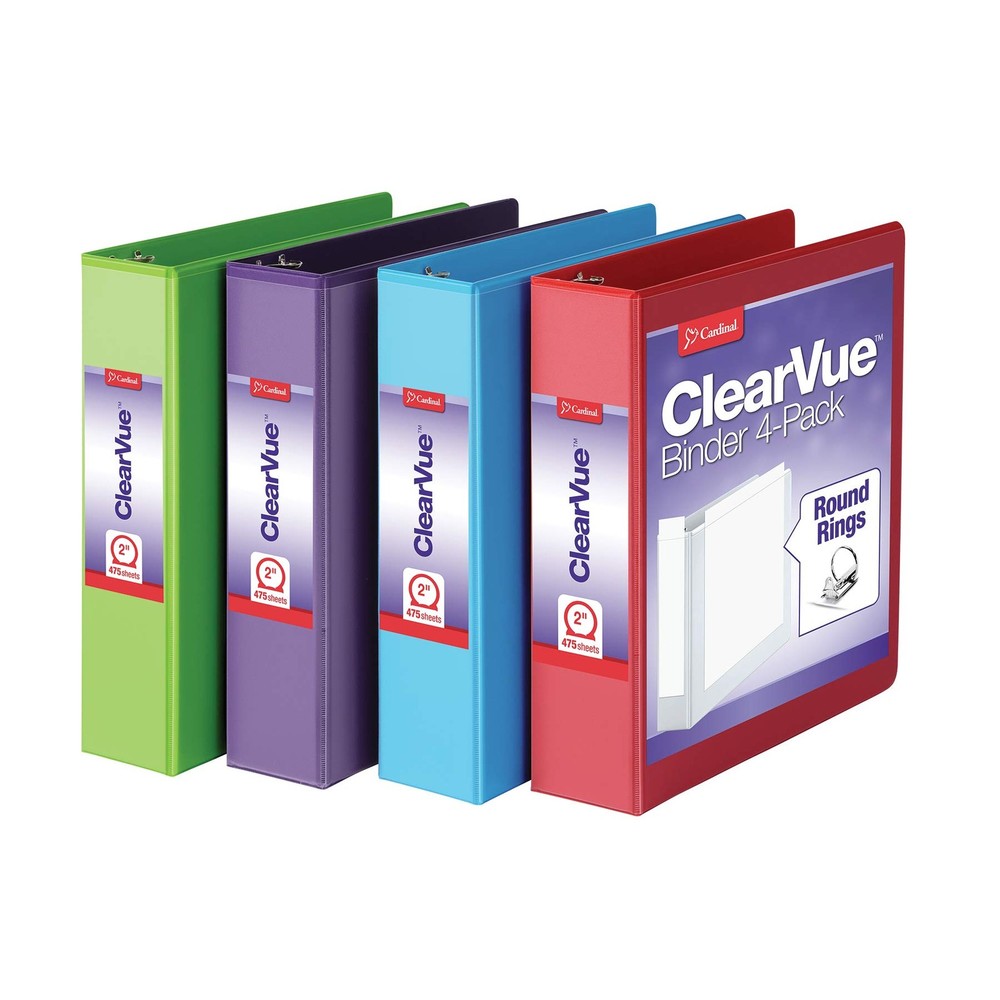 3 Ring Binders, Binders for and Office, Durable 2 Inch Binder with Round Ring…
