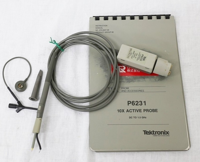 Tektronix P6231 10X Active Probe DC-1.5GHz 450ohms 1.6pF 59.06in one item only
