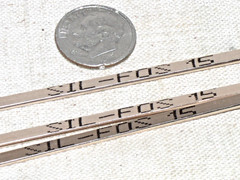 3 LUCAS MILHAUPT 95150 SIL-FOS 15 % SILVER ALLOY HVAC GRADE BRAZING RODS