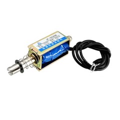 DC 12V 300mA 5N 10mm, Pull Push Type Frame Linear Solenoid Electromagnet Factory