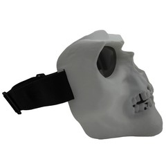 Global Vision Skull Mask Motorcycle Riding Goggles Full Face Mask w/ Smoke Lens