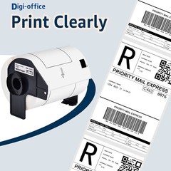 3 Roll 200 Shipping Labels DK-1241 4″ x 6″ for Brother QL-1050N QL-1110NWB