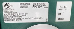 Abolite Lighting Fluorescent Luminaire 120V-277V