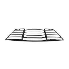 Rear Window Louver Matte Black Dodge Challenger 2008-2023 DCHL08XV2-PP