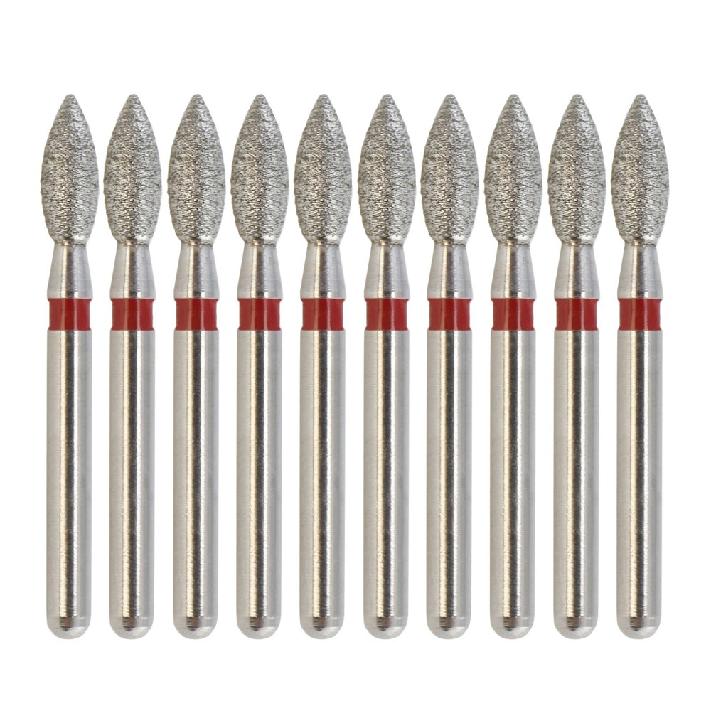 Multi-Use Diamond Burs Football 368/020F Egg Fine Grit Red FG Friction Grip