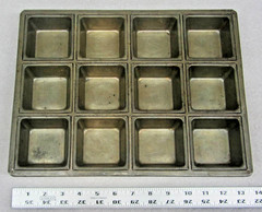 BAKING PAN Commercial Grade Full Size Sheet 12 Pocket Heavy-Duty ~13.5″ x 10.25″