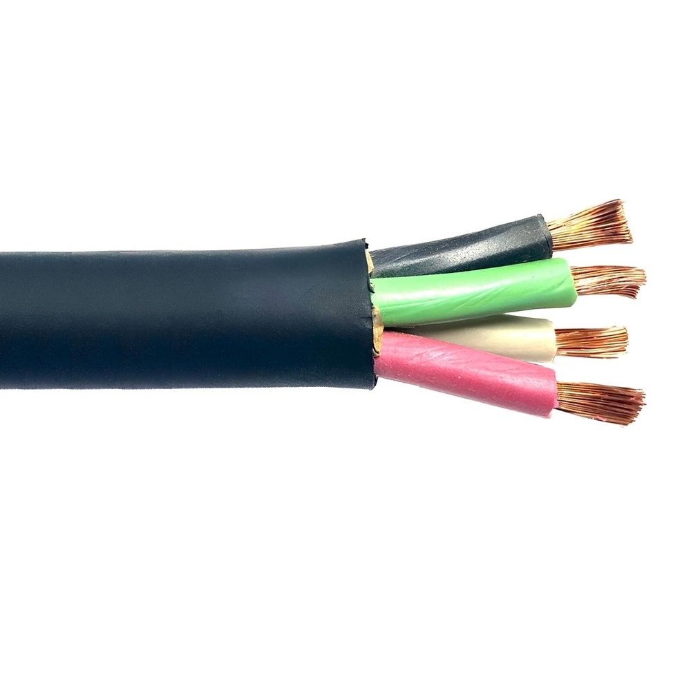 2/4 SOOW Portable Power Cable Black 600V Lengths 10 Feet to 1000 Feet
