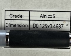 200 Quantity of Alnico5 Magnets 0.125×0.4687″