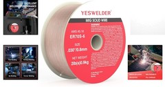 MIG Wire 2 lbs – .030-Inch Diameter, Strong Carbon Steel with Durable ABS Spool