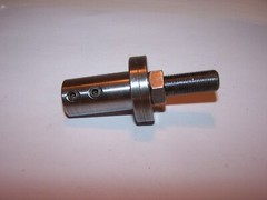 Motor Arbor 3 1/2” Length, 1 7/8″ Treads, 1/2″x 20TPI Threads, Adapter, #P453