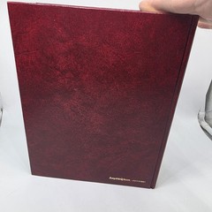 Vtg Anything Book™️ Hardcover Blank Journal Unlined Unruled Sketch Art Deco Red